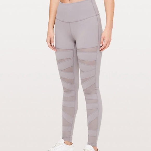 lululemon athletica Pants - Lululemon Mesh Tech Wunder Under Leggings